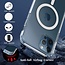 Hoesje geschikt voor iPhone 12 Pro met magnetische ring - Siliconen - Doorzichtige Back Cover - Shockproof - Transparant