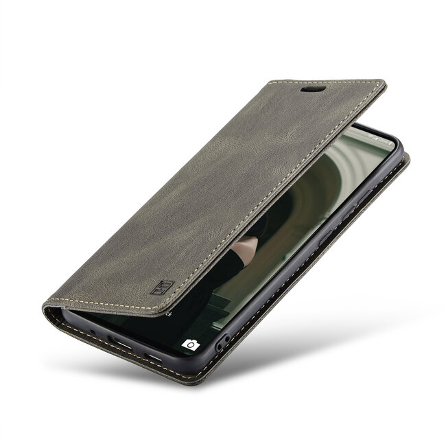 Hoesje geschikt voor Samsung Galaxy A73 5G - Wallet Book Case - Magneetsluiting - met RFID bescherming - Bruin