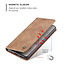 CaseMe - Hoesje geschikt voor Huawei P50 - Wallet Book Case - Magneetsluiting - Licht Bruin