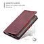 CaseMe - Hoesje geschikt voor Huawei P50 Pro - Wallet Book Case - Magneetsluiting - Rood