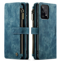 Hoesje geschikt voor Samsung Galaxy A53 5G - Wallet Book Case - met Rits en Magneetsluiting - met RFID bescherming - Blauw