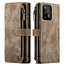 CaseMe Hoesje geschikt voor Samsung Galaxy A33 5G - Wallet Book Case - met Rits en Magneetsluiting - met RFID bescherming - Bruin
