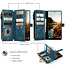 Hoesje geschikt voor Samsung Galaxy S22 Ultra 5G - Wallet Book Case - met Rits en Magneetsluiting - met RFID bescherming - Blauw