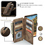 Hoesje geschikt voor Samsung Galaxy S22 Ultra 5G - Wallet Book Case - met Rits en Magneetsluiting - met RFID bescherming - Bruin