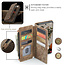 Hoesje geschikt voor Samsung Galaxy S22 5G - Wallet Book Case - met Rits en Magneetsluiting - met RFID bescherming - Bruin