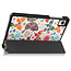 Case2go - Tablet Hoes geschikt voor Realme Pad Mini - 8.7 inch - Tri-Fold Book Case - Auto Wake functie - Vlinders