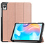 Case2go Case2go - Tablet Hoes geschikt voor Realme Pad Mini - 8.7 inch - Tri-Fold Book Case - Auto Wake functie - Rosé Goud