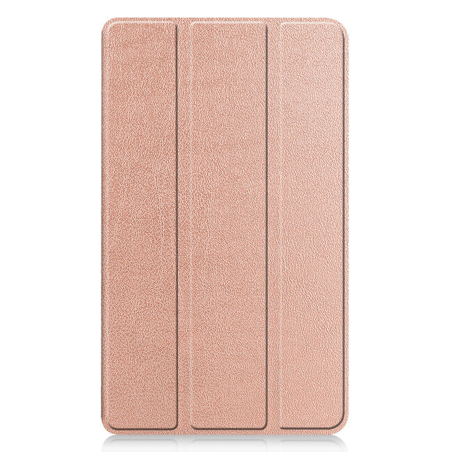 Case2go - Tablet Hoes geschikt voor Realme Pad Mini - 8.7 inch - Tri-Fold Book Case - Auto Wake functie - Rosé Goud