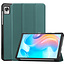 Case2go Case2go - Tablet Hoes geschikt voor Realme Pad Mini - 8.7 inch - Tri-Fold Book Case - Auto Wake functie - Donker Groen