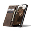 CaseMe - Hoesje geschikt voor Samsung Galaxy A23 - Wallet Book Case - Magneetsluiting - Donker Bruin