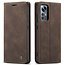 CaseMe - Hoesje geschikt voor Xiaomi 12 - Wallet Book Case - Magneetsluiting - Donker Bruin