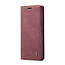 CaseMe - Hoesje geschikt voor Xiaomi 12 Pro - Wallet Book Case - Magneetsluiting - Rood