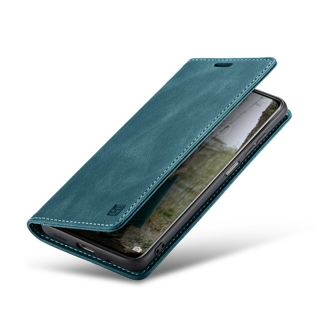 Hoesje geschikt voor Xiaomi 12 Pro - Wallet Book Case - Magneetsluiting - met RFID bescherming - Blauw