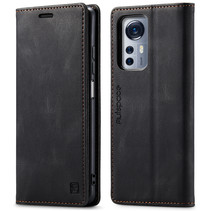 Hoesje geschikt voor Xiaomi 12 Pro - Wallet Book Case - Magneetsluiting - met RFID bescherming - Zwart