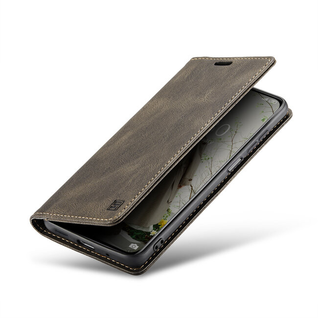 Hoesje geschikt voor Xiaomi 12 / 12X - Wallet Book Case - Magneetsluiting - met RFID bescherming - Bruin