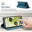 Hoesje geschikt voor Google Pixel 6 - Wallet Book Case - Magneetsluiting - met RFID bescherming - Blauw