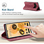 Hoesje geschikt voor Google Pixel 6 - Wallet Book Case - Magneetsluiting - met RFID bescherming - Rood