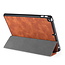 CaseMe - Tablet hoes geschikt voor iPad 10.2 (2021/2020/2019) - Ming Book Case - Tablethoes met Auto Wake/Sleep functie - Bruin