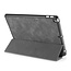 CaseMe - Tablet hoes geschikt voor iPad 10.2 (2021/2020/2019) - Ming Book Case - Tablethoes met Auto Wake/Sleep functie - Grijs