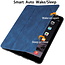 CaseMe - Tablet hoes geschikt voor iPad 9.7 (2017/2018) - Ming Book Case - Tablethoes met Auto Wake/Sleep functie - Blauw