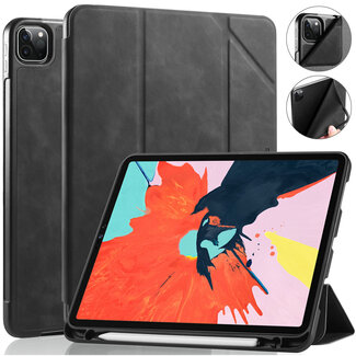 CaseMe CaseMe - Tablet hoes geschikt voor iPad Pro 11 (2020) - Ming Book Case - Tablethoes met Auto Wake/Sleep functie - Zwart