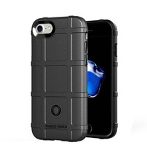 Hoesje voor iPhone SE 2020 - Beschermende hoes - Back Cover - TPU Case - Zwart