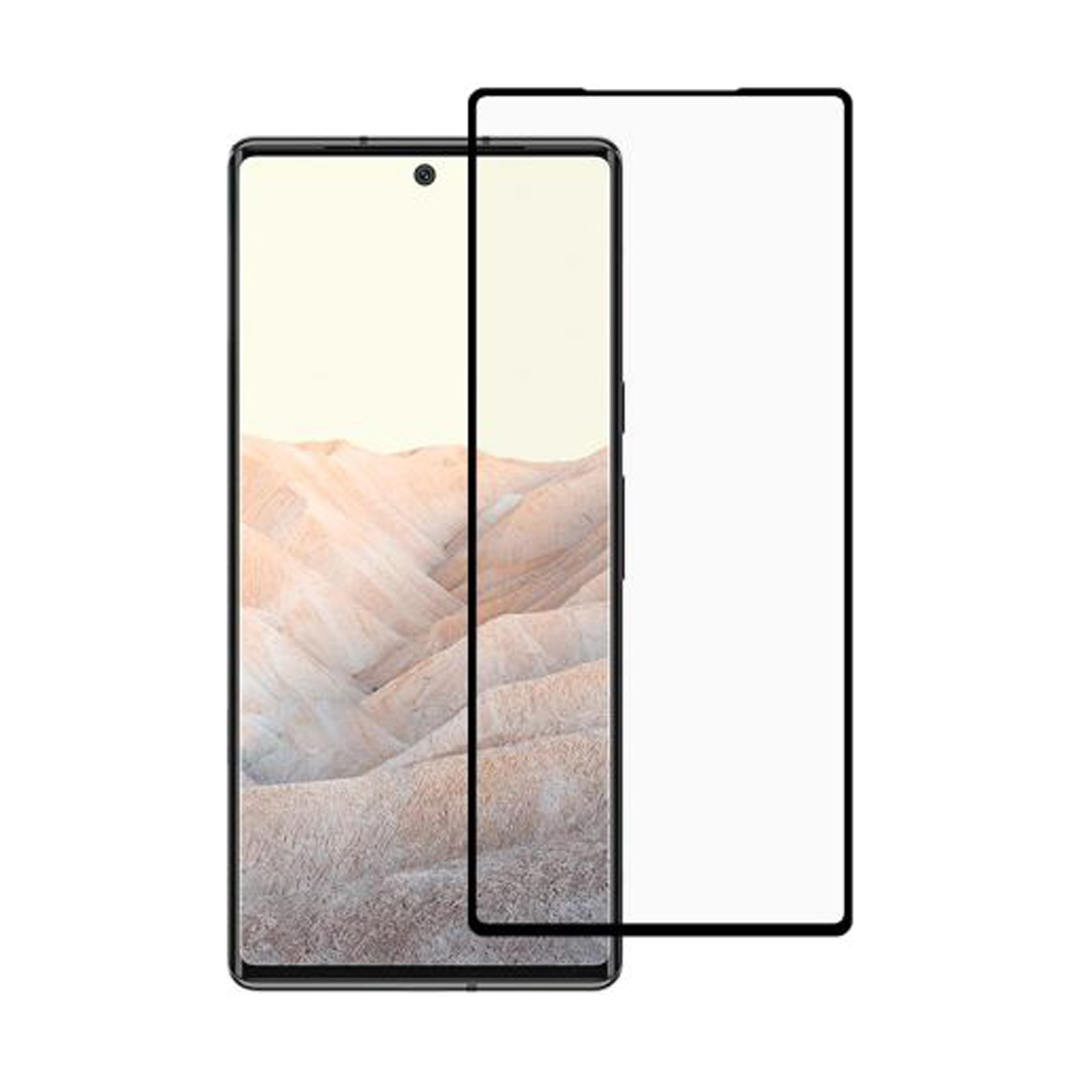 Screenprotector geschikt voor Google Pixel 6 - Full Cover - Gehard Glas - Transparant afbeelding