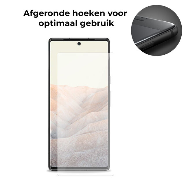 Screenprotector geschikt voor Google Pixel 6 - Tempered Glass - Gehard Glas - Transparant