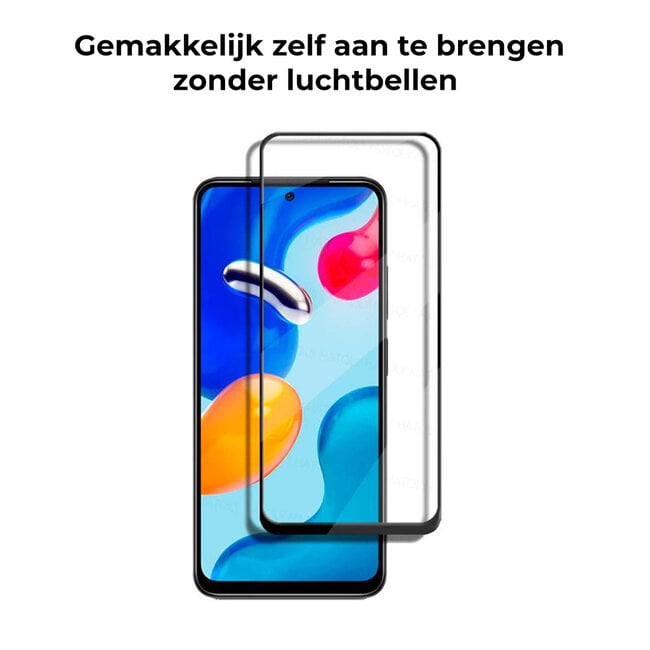 Screenprotector geschikt voor Xiaomi Redmi Note 11 Pro - Full Cover - Gehard Glas - Transparant