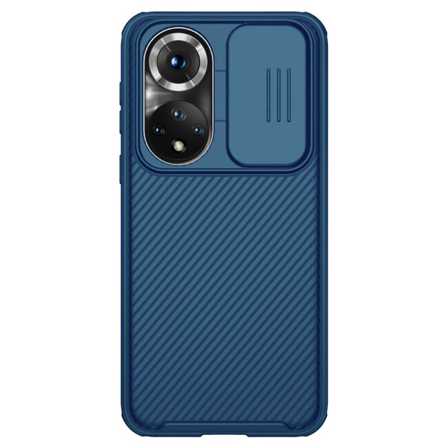 Telefoonhoesje geschikt voor Huawei Honor 50 - Nillkin CamShield Pro Case - Blauw