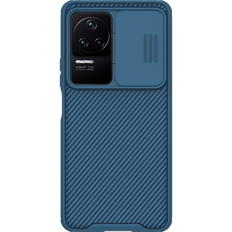 Telefoonhoesje geschikt voor Xiaomi K50 / K50 Pro - Nillkin CamShield Pro Case - Blauw afbeelding