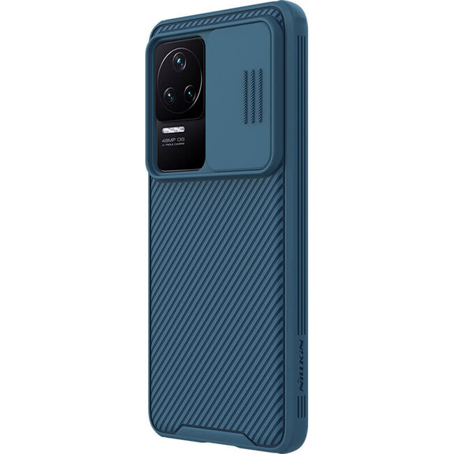 Telefoonhoesje geschikt voor Xiaomi K50 / K50 Pro - Nillkin CamShield Pro Case - Blauw