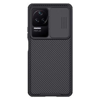 Case2go Telefoonhoesje geschikt voor Xiaomi K50 / K50 Pro - Nillkin CamShield Pro Case - Zwart