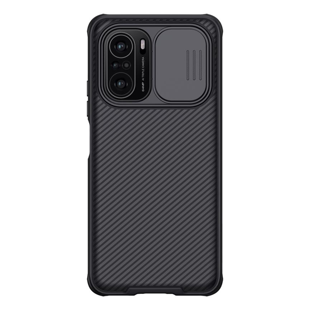 Telefoonhoesje geschikt voor Xiaomi Redmi K40 / 40S  - Nillkin CamShield Pro Case - Zwart afbeelding