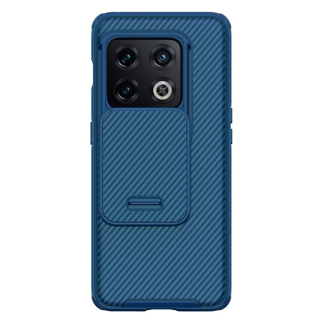 Telefoonhoesje geschikt voor OnePlus 10 Pro - Nillkin CamShield Pro Case - Blauw