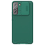 Telefoonhoesje geschikt voor Samsung Galaxy S22 Plus 5G - Nillkin CamShield Pro Case - Groen