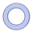 Nillkin - Magnetische Ring - Snaphold Magnetic sticker - Vegan Leer - Geschikt voor iPhone 12/iPhone 13 serie - Paars