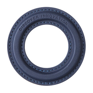 Nillkin Nillkin - Magnetische Ring - Snaphold Magnetic sticker - Vegan Leer - Geschikt voor iPhone 12/iPhone 13 serie - Donker Blauw