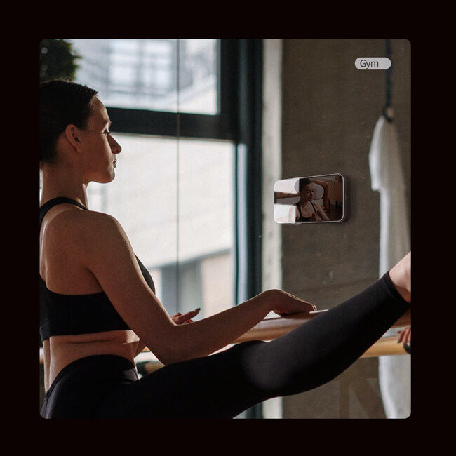 Nillkin - Magnetische Ring - Snaphold Magnetic sticker - Vegan Leer - Geschikt voor iPhone 12/iPhone 13 serie - Donker Blauw