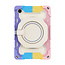 Tablet Hoes geschikt voor Samsung Galaxy Tab A8 (2022 &amp;amp; 2021) - 10.5 Inch - Armor Case met Ring - Pencil Houder - Regenboog Roze