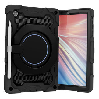 Case2go Tablet Hoes geschikt voor Lenovo Tab M10 HD (2020) - 10.1 Inch - Armor Case met Ring - Pencil Houder - Zwart