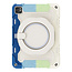 Tablet Hoes geschikt voor Apple iPad Pro 11 (2022/2021/2020/2018) - Armor Case met Ring - Pencil Houder - Regenboog Blauw