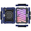 Tablet Hoes geschikt voor Apple iPad Mini 6 (2021) - 8.3 Inch - Armor Case met Ring - Pencil Houder - Donker Blauw