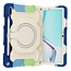 Tablet Hoes geschikt voor Huawei MatePad 11 (2021) - 11 Inch - Armor Case met Ring - Pencil Houder - Regenboog Blauw