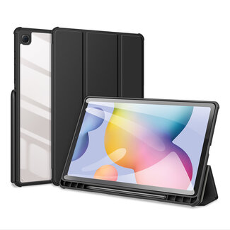 Dux Ducis - Tablet hoes geschikt voor Samsung Galaxy S6 Lite (2024) / Samsung Galaxy Tab S6 Lite (2022/2020) - 10.4 Inch - Tri-Fold Book Case - Zwart