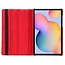 Tablet hoes geschikt voor Samsung Galaxy Tab S6 Lite (2022) - 10.4 Inch - Draaibare Book Case Cover - Rood