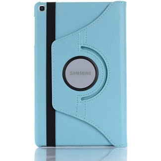 Case2go Tablet hoes geschikt voor Samsung Galaxy S6 Lite (2024) / Samsung Galaxy Tab S6 Lite (2022/2020) - 10.4 Inch - Draaibare Book Case Cover - Licht Blauw