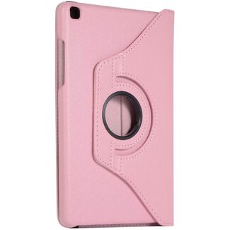 Case2go Tablet hoes geschikt voor Samsung Galaxy Tab S6 Lite (2022) - 10.4 Inch - Draaibare Book Case Cover - Roze