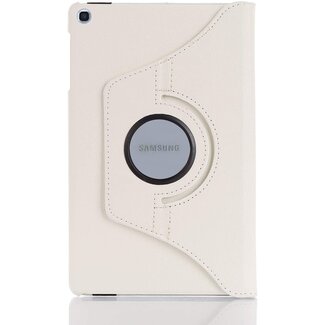 Case2go Tablet hoes geschikt voor Samsung Galaxy Tab S6 Lite (2022) - 10.4 Inch - Draaibare Book Case Cover - Wit