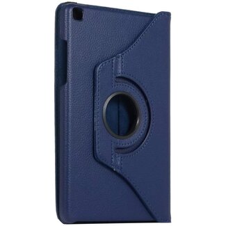 Case2go Tablet hoes geschikt voor Samsung Galaxy Tab S6 Lite (2022) - 10.4 Inch - Draaibare Book Case Cover - Donker Blauw